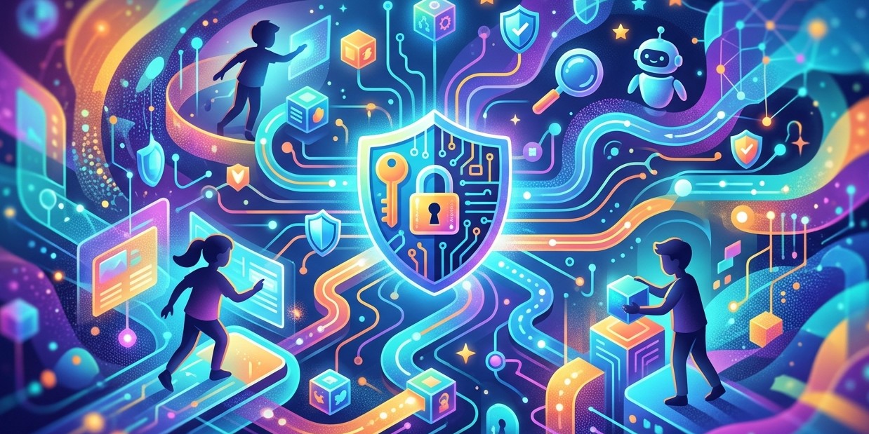 Логотип проекта Интерактивная образовательная платформа по цифровой безопасности для детей и подростков